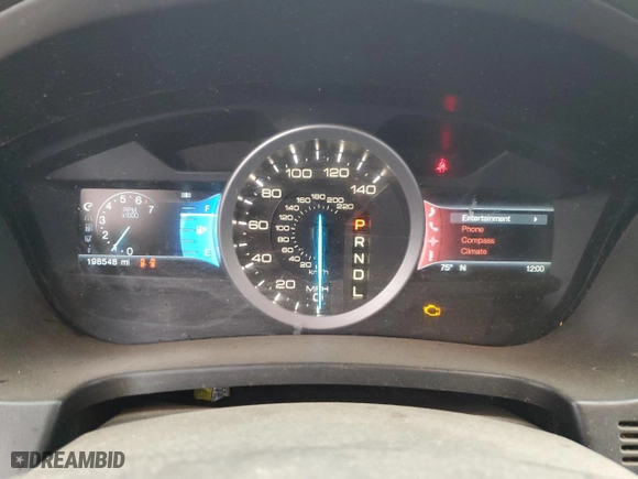 2012 Ford Explorer XLT with VIN 1FMHK7D92CGB04141, listed as a Copart auction lot 47067225 with 198,548 mi miles and Salvage Title. Bid and sale history available at carsss.com. Image 9.