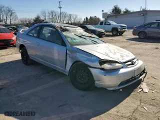 2003 Honda Civic EX with VIN 1HGEM21943L058183, listed as a Copart auction lot 42127365 with 0 mi miles and Salvage Title. Bid and sale history available at carsss.com. Image 4.