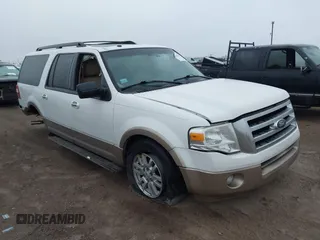 2012 Ford Expedition Max King Ranch z VIN 1FMJK1H50CEF64593, wystawiony jako IAAI lot #41243372 z przebiegiem 273 534 mil mil oraz . Historia ofert i sprzedaży dostępna na DreamBid. Obrazek 1.