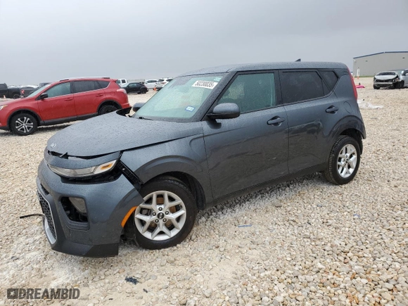 2021 Kia Soul X-Line with VIN KNDJ23AU4M7772919, listed as a Copart auction lot 50230035 with 0 mi miles and Salvage Title. Bid and sale history available at carsss.com. Image 1.