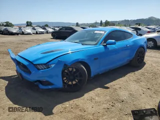 2017 Ford Mustang GT with VIN 1FA6P8CF0H5335929, listed as a Copart auction lot 55785675 with 71,600 mi miles and Salvage title. Bid and sale history available at DreamBid. Image 1.