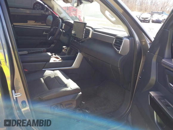 2024 Toyota Tundra Limited with VIN 5TFWA5DB2RX185625, listed as a IAAI auction lot 41829342 with 16,023 mi miles and . Bid and sale history available at DreamBid. Image 5.
