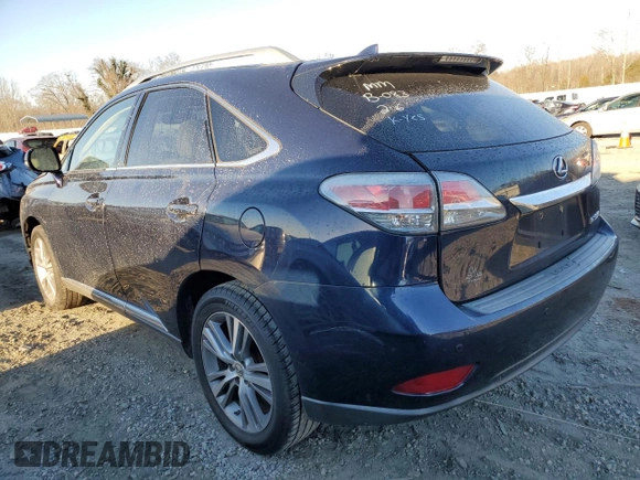 2015 Lexus RX 350 with VIN 2T2ZK1BA3FC190450, listed as a Copart auction lot 45851575 with 106,196 mi miles and Salvage Title. Bid and sale history available at DreamBid. Image 2.