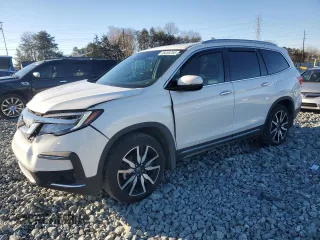 2021 Honda Pilot Elite with VIN 5FNYF6H08MB042061, listed as a Copart auction lot 89268765 with 65,199 mi miles and Salvage Title. Bid and sale history available at carsss.com. Image 1.