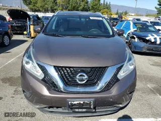 2015 Nissan Murano SV with VIN 5N1AZ2MG7FN269018, listed as a Copart auction lot 45927275 with 116,290 mi miles and Salvage Title. Bid and sale history available at carsss.com. Image 5.