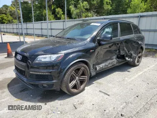 2015 Audi Q7 S line Prestige z VIN WA1DGAFEXFD021164, wystawiony jako Copart lot #55077255 z przebiegiem Nie podano mil oraz Czysty tytuł • Clean title. Historia ofert i sprzedaży dostępna na DreamBid. Obrazek 1.