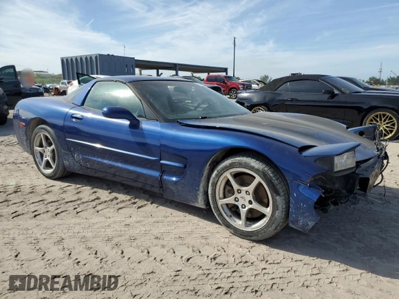 2002 Chevrolet Corvette with VIN 1G1YY22G225103095, listed as a Copart auction lot 87363014 with 212,379 mi miles and Salvage Title. Bid and sale history available at carsss.com. Image 4.