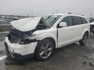 2017 Dodge Journey Crossroad Plus with VIN 3C4PDDGG3HT583031, listed as a Copart auction lot 86973054 with 136,132 mi miles and Salvage title. Bid and sale history available at DreamBid. Image 1.