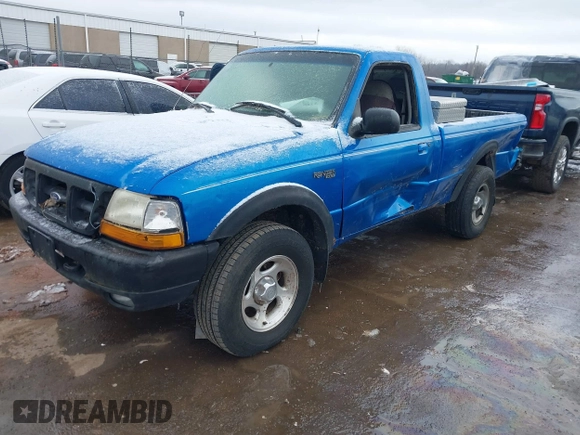 1998 Ford Ranger with VIN 1FTZR11X3WTA17249, listed as a IAAI auction lot 41573042 with 165,188 mi miles and . Bid and sale history available at DreamBid. Image 2.