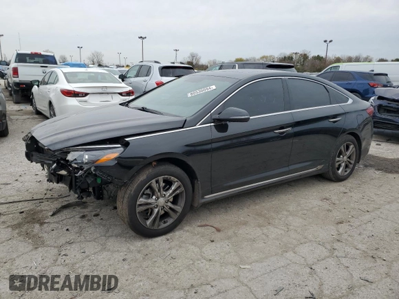 2018 Hyundai Sonata Sport Plus with VIN 5NPE34AF0JH726033, listed as a Copart auction lot 80530094 with 59,640 mi miles and Non Repairable. Bid and sale history available at DreamBid. Image 1.