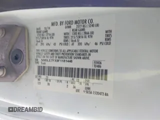 2015 Ford Transit Connect with VIN NM0LE7FX9F1181448, listed as a IAAI auction lot 42546908 with 136,922 mi miles and . Bid and sale history available at DreamBid. Image 9.