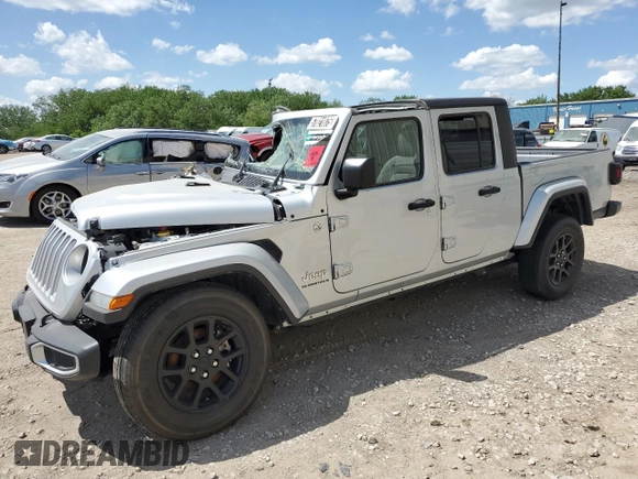 2023 Jeep Gladiator Overland with VIN 1C6HJTFG3PL564263, listed as a Copart auction lot 57021075 with Not provided miles and Non repairable. Bid and sale history available at DreamBid. Image 1.