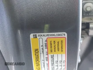 2019 GMC Terrain SLT with VIN 3GKALVEXXKL154174, listed as a IAAI auction lot 40586395 with 124,011 mi miles. Bid and sale history available at carsss.com. Image 9.