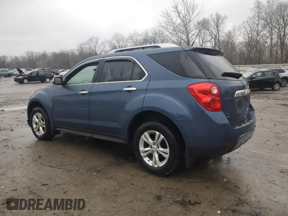 2011 Chevrolet Equinox LTZ with VIN 2CNFLGEC6B6451761, listed as a Copart auction lot 47014225 with 122,911 mi miles and Salvage Title. Bid and sale history available at carsss.com. Image 2.