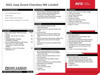 2022 Jeep Grand Cherokee WK Limited with VIN 1C4RJFBG0NC110411, listed as a Copart auction lot 76988113 with 0 mi miles and Non Repairable. Bid and sale history available at carsss.com. Image 12.