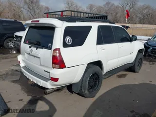 2005 Toyota 4Runner SR5 with VIN JTEBU14R750073185, listed as a IAAI auction lot 41618999 with 196,126 mi miles. Bid and sale history available at carsss.com. Image 4.