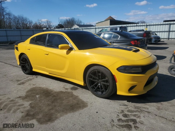 2017 Dodge Charger R/T with VIN 2C3CDXCT9HH532603, listed as a Copart auction lot 46820825 with 73,525 mi miles and Salvage Title. Bid and sale history available at carsss.com. Image 4.