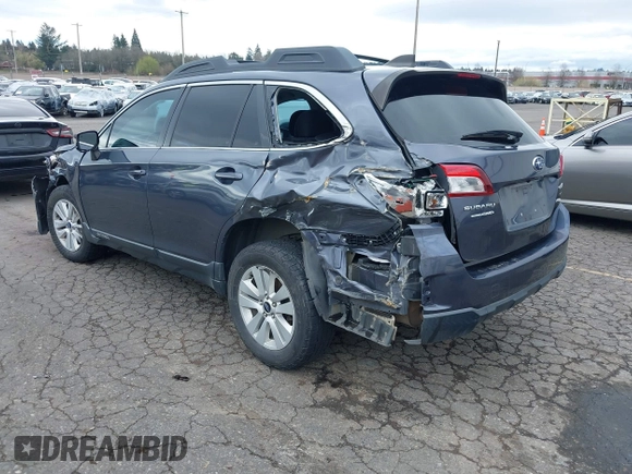 2017 Subaru Outback Premium with VIN 4S4BSAHC6H3422772, listed as a IAAI auction lot 41848110 with 129,280 mi miles and . Bid and sale history available at DreamBid. Image 3.