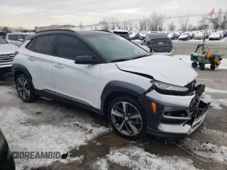 2020 Hyundai Kona Ultimate with VIN KM8K5CA51LU501400, listed as a Copart auction lot 37271133 with 49,482 mi miles. Bid and sale history available at carsss.com. Image 4.