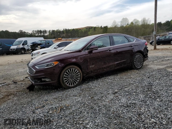 2018 Ford Fusion Energi Titanium with VIN 3FA6P0SU5JR195168, listed as a Copart auction lot 46533273 with 222,773 mi miles. Bid and sale history available at carsss.com. Image 1.