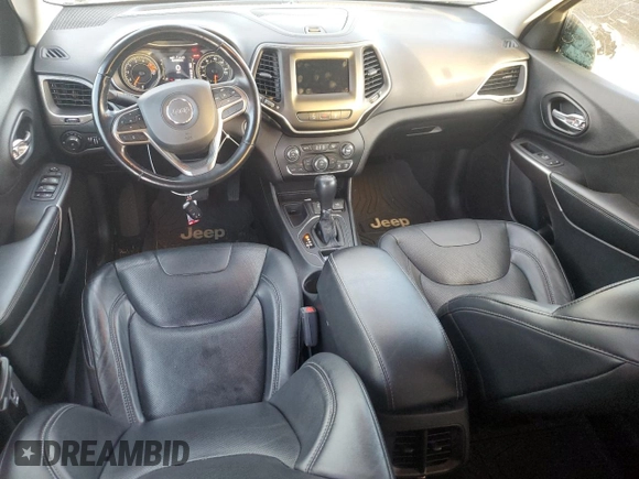2021 Jeep Cherokee Latitude Lux with VIN 1C4PJLMX5MD134649, listed as a Copart auction lot 89294185 with 110,495 mi miles and Salvage Title. Bid and sale history available at carsss.com. Image 8.
