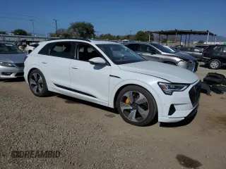 2023 Audi e-tron Premium Plus with VIN WA1LAAGEXPB011100, listed as a Copart auction lot 54008815 with Not provided miles and Salvage title. Bid and sale history available at DreamBid. Image 4.