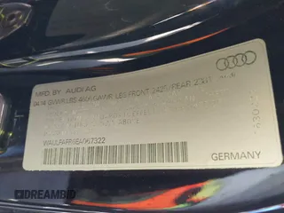 2014 Audi A5 Premium Plus with VIN WAULFAFR6EA067322, listed as a IAAI auction lot 41787845 with 119,003 mi miles and . Bid and sale history available at DreamBid. Image 9.