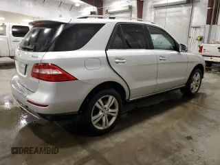 2015 Mercedes-Benz M 350 with VIN 4JGDA5HB8FA491448, listed as a Copart auction lot 44915015 with 114,121 mi miles and Salvage title. Bid and sale history available at DreamBid. Image 3.