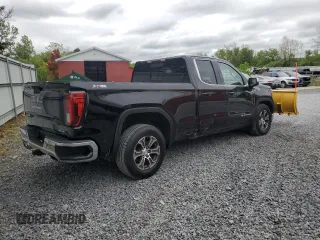 2019 GMC Sierra 1500 SLE z VIN 1GTR9BED3KZ210093, wystawiony jako Copart lot #57950595 z przebiegiem 53 968 mil mil oraz Szkoda całkowita • Salvage title. Historia ofert i sprzedaży dostępna na DreamBid. Obrazek 3.