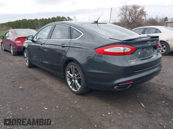2015 Ford Fusion Titanium with VIN 3FA6P0D98FR241432, listed as a IAAI auction lot 40810097 with 94,021 mi miles. Bid and sale history available at carsss.com. Image 3.