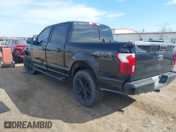 2020 Ford F-150 XL with VIN 1FTEW1E47LFC21232, listed as a IAAI auction lot 41824403 with 92,318 mi miles. Bid and sale history available at carsss.com. Image 3.