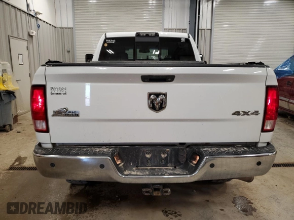 2018 Ram 2500 Big Horn with VIN 3C6UR5DJ6JG183111, listed as a Copart auction lot 56595505 with 278,962 mi miles and Clean title. Bid and sale history available at DreamBid. Image 6.