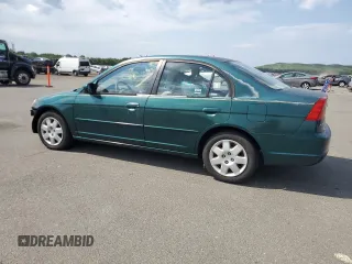 2001 Honda Civic EX with VIN 2HGES267X1H603553, listed as a Copart auction lot 66405794 with 51,269 mi miles and Salvage Title. Bid and sale history available at carsss.com. Image 2.