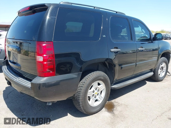 2008 Chevrolet Tahoe LS with VIN 1GNFC13C68R143398, listed as a IAAI auction lot 41970038 with 205,873 mi miles and . Bid and sale history available at DreamBid. Image 4.