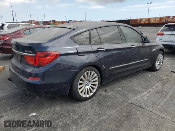 2011 BMW 5 Series GT 535i with VIN WBASN2C53BC201628, listed as a Copart auction lot 72281814 with 125,210 mi miles and Salvage Title. Bid and sale history available at carsss.com. Image 3.