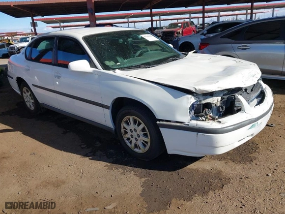2004 Chevrolet Impala with VIN 2G1WF52E449445621, listed as a IAAI auction lot 41706405 with 104,563 mi miles. Bid and sale history available at carsss.com. Image 1.