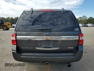 2017 Ford Expedition EL Platinum with VIN 1FMJK1MT9HEA49295, listed as a Copart auction lot 87801575 with 145,798 mi miles and Salvage Title. Bid and sale history available at carsss.com. Image 6.