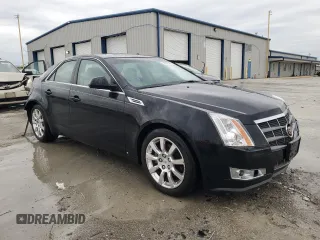 2008 Cadillac CTS RWD w/1SA with VIN 1G6DF577X80158327, listed as a Copart auction lot 51282375 with 47,439 mi miles and Salvage Title. Bid and sale history available at carsss.com. Image 4.