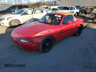 1993 Mazda MX-5 Miata z VIN JM1NA3519P1410726, wystawiony jako Copart lot #41564415 z przebiegiem 77 669 mil mil oraz Szkoda całkowita • Salvage title. Historia ofert i sprzedaży dostępna na DreamBid. Obrazek 1.