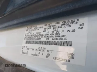 2015 Ford Transit XL with VIN 1FBZX2ZM3FKA76284, listed as a IAAI auction lot 41047457 with 191,400 mi miles and . Bid and sale history available at DreamBid. Image 9.