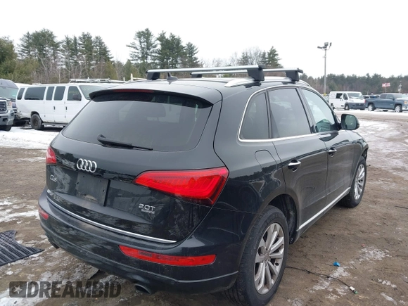 2016 Audi Q5 Premium Plus with VIN WA1L2AFP5GA130873, listed as a IAAI auction lot 41479011 with 84,828 mi miles. Bid and sale history available at carsss.com. Image 4.