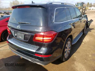 2017 Mercedes-Benz GLS with VIN 4JGDF6EE5HA861182, listed as a Copart auction lot 65160112 with 38,430 mi miles. Bid and sale history available at carsss.com. Image 4.