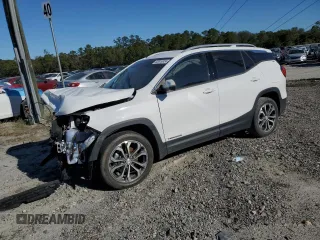2020 GMC Terrain SLT with VIN 3GKALPEX0LL309554, listed as a Copart auction lot 88323315 with 0 mi miles and Salvage Title. Bid and sale history available at carsss.com. Image 1.