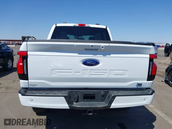 2023 Ford F-150 Lightning Pro with VIN 1FTVW1EL4PWG42578, listed as a IAAI auction lot 41992446 with 26,729 mi miles and . Bid and sale history available at DreamBid. Image 16.