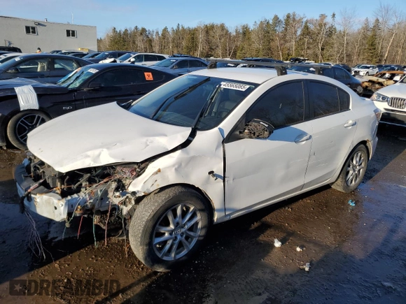 2010 Mazda 3 i Sport with VIN JM1BL1SF7A1237586, listed as a Copart auction lot 45565085 with 296,614 mi miles and Salvage Title. Bid and sale history available at carsss.com. Image 1.