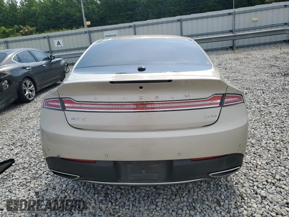 2017 Lincoln MKZ Hybrid Select with VIN 3LN6L5LU2HR629781, listed as a Copart auction lot 56787795 with 124,455 mi miles and Salvage title. Bid and sale history available at DreamBid. Image 6.