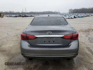 2019 Infiniti Q50 Luxe z VIN JN1EV7AP3KM541179, wystawiony jako Copart lot #43910465 z przebiegiem 52 004 mil mil oraz Czysty tytuł • Clean title. Historia ofert i sprzedaży dostępna na DreamBid. Obrazek 6.