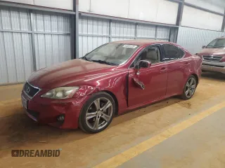 2012 Lexus IS 250 z VIN JTHBF5C21C5179642, wystawiony jako Copart lot #64095125 z przebiegiem 243 127 mil mil oraz Szkoda całkowita • Salvage title. Historia ofert i sprzedaży dostępna na DreamBid. Obrazek 1.