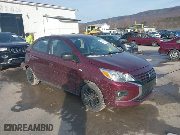 2022 Mitsubishi Mirage ES с VIN ML32FUFJ5NHF02502, выставлен на аукционе IAAI как лот 41584949 с пробегом 79 745 миль миль и . История ставок и продаж доступна на DreamBid. Изображение 1.
