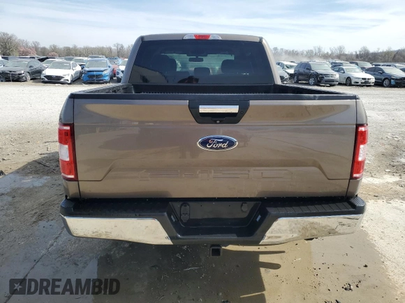 2018 Ford F-150 XL with VIN 1FTEW1EBXJFD65059, listed as a Copart auction lot 49838415 with 58,129 mi miles and Salvage Title. Bid and sale history available at carsss.com. Image 6.